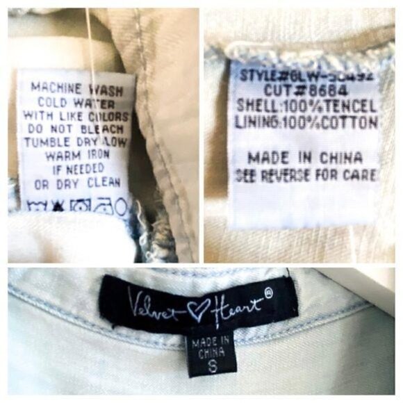 Velvet Heart Elodie Tie Waist Chambray Shirt Dress - Picture 11 of 13